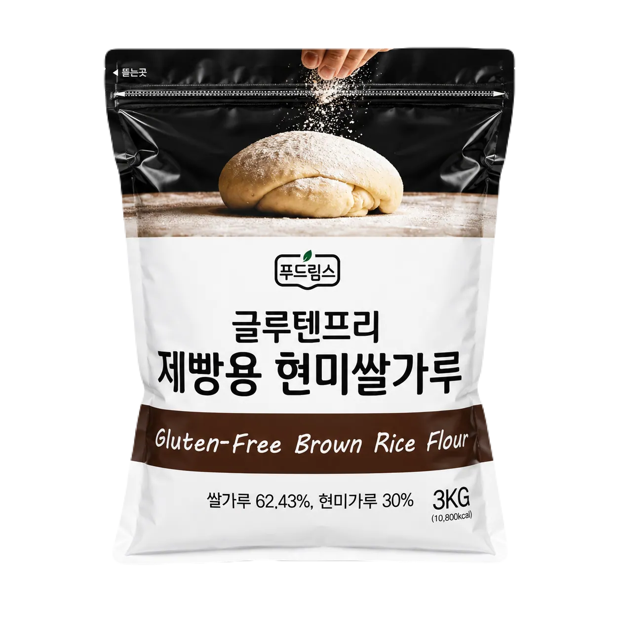Foodreams глютенгүй бор будааны гурил, 3кг савлагаа